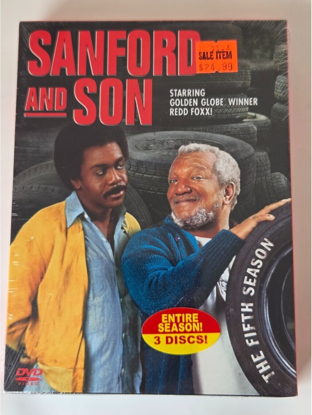 Sanford and Son Season Five DVD Set Sealed 3-Disc Redd Foxx Classic TV Comedy
